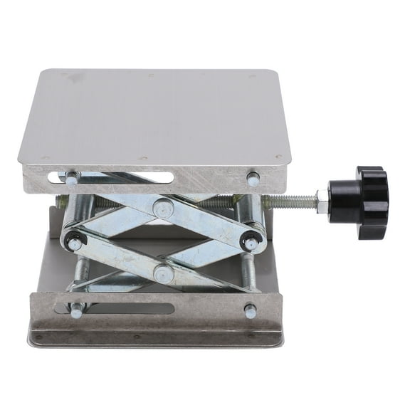 Manual Lift Table, Stainless Steel Platform For RC Cars, Durable Compact Design