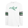 thumbnail image 2 of Men's '47 White New York Jets Gridiron Throwback Premier Brex Long Sleeve T-Shirt, 2 of 3