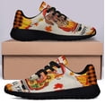 thumbnail image 3 of Dachshund Happy Fall Y'all Shoes Sneakers Black Size 13, 3 of 7