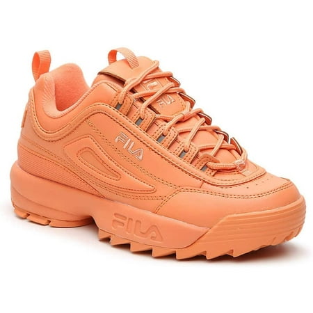Fila Disruptor II Premium Women's Sneaker 6 B(M) US Orange-Orange-Orange