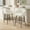 Off-White, variant on 360° Swivel Bar Stools Set of 2, 37.4" Swivel Bar Height Bar Stools with Back and Arms, velvet Kitchen Barstools Bar Height for Kitchen Island