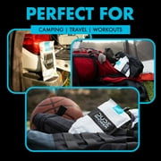 DUDE Wipes On-The-Go Shower Wipes, XL Full Body Shower Replacement Wipes, Unscented, 8 Count