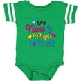 thumbnail image 3 of Inktastic My Nana and Papa Love Me with Hearts Boys or Girls Baby Bodysuit, 3 of 5