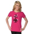 thumbnail image 4 of Move Always Forward Inspiring Words Womens Fitted Plus Size Graphic Tee Brisco Brands 3X, 4 of 5