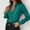 Army Green, variant on AXXD Basic T-Shirts for Women Summer 2024 Casual Shirt Long Sleeve Solid Slimming Turn-down C0llar Polluer Blouse Tops