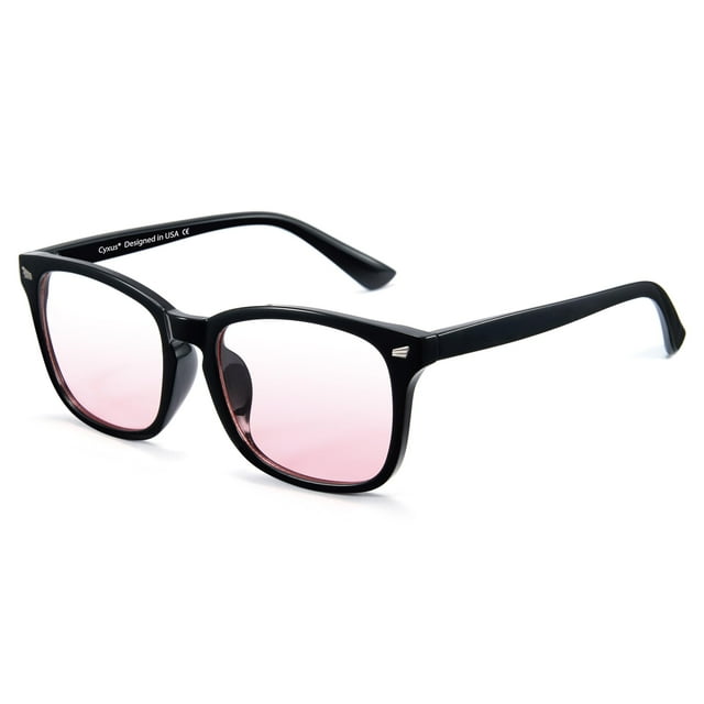 Gafas de luz azul Cyxus 8082N01 con protección UV rosa claro