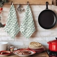 thumbnail image 6 of Green Ivy Leaves Kitchen Towels Set of 3, Spring Plants Botanical Modern Country Absorbent Dish Towels for Kitchen, Microfiber Hand Towel, Quick Drying Tea Towel for Cleaning Decorative Dishcloths, 6 of 7