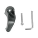 thumbnail image 1 of Gancho colgante para motocicleta tipo gota, soporte para casco, equipaje, bolsa para scooters y bicicletas, tono titanio, 1 juego, tornillo y llave, 1 of 7