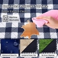 thumbnail image 4 of Manta de pícnic ZAZE, impermeable y resistente a la arena, 200 x 200 cm, color azul, 4 of 6