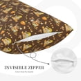 thumbnail image 3 of Balery Autumn With Pumpkin Harvest Bedding Queen Pillow Cases - Envelope Closure - Soft Brushed Microfiber Fabric - Shrinkage and Fade Resistant Pillow Cases-14"x20", 3 of 6