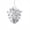 White, variant on Glitter Pinecone Christmas Ornament 3.94 Inch for Xmas Tree DIY Crafts Fall Party Decorations