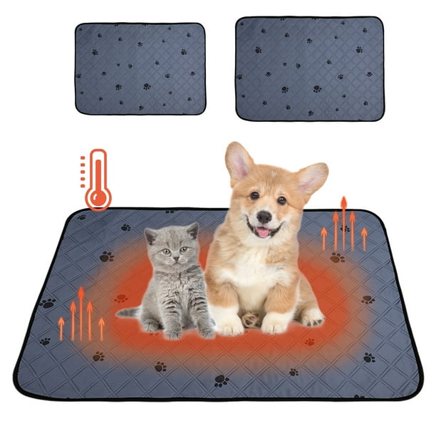 Colchoneta autocalentable para mascotas (1 unidad) cama autocalentable para mascotas de 30 x 40 cm almohadilla térmica portátil para interiores y exteriores para gatos y perros