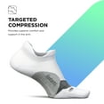 thumbnail image 3 of Feetures Elite Light Cushion No Show Tab - Running Socks for Men & Women - Athletic Compression Socks - Moisture Wicking - L, New White - (3Pair), 3 of 8