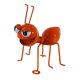 thumbnail image 5 of decoración colge protección contra el óxido hierro exterior interior para porche dormitorio patio naranja, 5 of 8