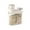 E, variant on Color Blocked Grain Container Storage Box for Miscellaneous Grains Household Sealed Container -proof Food Grade Storage Container