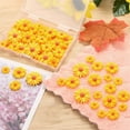thumbnail image 7 of Duslogis Resin Sunflower for Craft,50 Pcs Small Flatback Yellow Decorative Daisy Flowers for Scrapbook Embellishment,DIY and Sunflower Party Decorations-No Hole (Yellow), 7 of 7