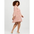 thumbnail image 4 of Jessica Simpson Women's Plus Calanthe Ruffle Mini Dress, Sizes 0X-4X, 4 of 7