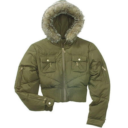 Juniors Hooded Down Jacket
