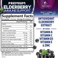 thumbnail image 3 of Elderberry Immune Support Gummies - 3X Strength Sambucus Elderberry Gummy with Vitamin C, D3 & Zinc - Nature’s Black Elderberry Extract - Immune Support Supplement for Adults & Kids - 60 Gummies, 3 of 10