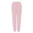 thumbnail image 3 of YOTMKGDO Women's Fashion Stripe Print Pocket Casual Pants, Pants for Women, Pink Sizes S-XXL, 3 of 6