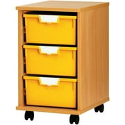 Metal cabinet with 12 Red trays 3" Deep; 18 1/2' wide trays; Box 2