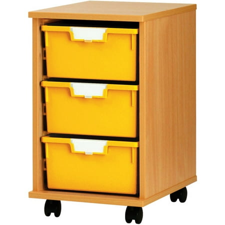 Metal cabinet with 12 Red trays 3" Deep; 18 1/2' wide trays; Box 2