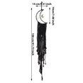 thumbnail image 4 of Crochet Moon Dream Catcher with Long Tassel, Handmade Bohemian Home Decor Ornament Decoration Art Craft Gift, 1 pcs, 4 of 9