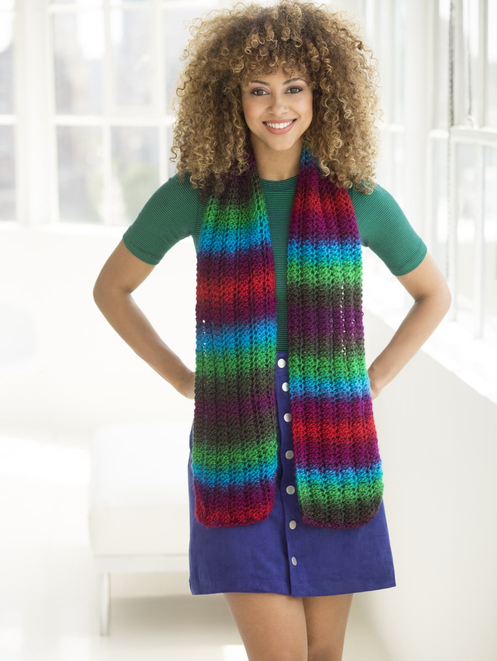 Lion Brand Landscapes Yarn Volcano #4 Medium/Worsted Acrylic yarn, 100g/ 134m, 3-CT