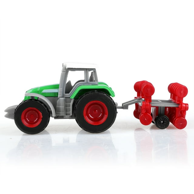 4 unids/set Mini Camiones Juguetes Escala 1:64 Tractor Vehículos de Construcción Juego de Juguete Alta Simulación Vehículo Agrícola Granjero Coche de Juguete para Niños Anggrek Otros