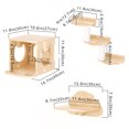 PETOMG DIY Cat Shelves, Cat Wall Furniture, Cat Wall Steps Cat Wall