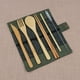 thumbnail image 1 of Clearance! Portable Dinner Set Travel Eco-friendly Fork Spoon Straw Set With Carryin, 1 of 2