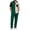 Green, variant on Men 2 Piece Summer Sets Short Sleeve Button Down Shirt and Long Pant Set Spring Casual Tracksuit for Men