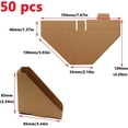 thumbnail image 2 of GFDYREE 50Pcs Adjustable Cardboard Corner Protectors Picture Frame Corner Protectors for Shipping,Packing,Moving,Storing,7.67x2.16x4.29Inch, 2 of 5