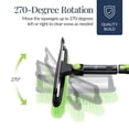 thumbnail image 2 of Best Choice Products 39" Extendable Snow Brush with Squeegee & Ice Scraper, Auto Snow Brush, Auto Ice Scraper - Lime, 2 of 9