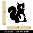 thumbnail image 2 of Sitting Squirrel Cartoon Critter Self-Inking Rubber Stamp Ink Stamper - Brown Ink - Medium 1 Inch, 2 of 7