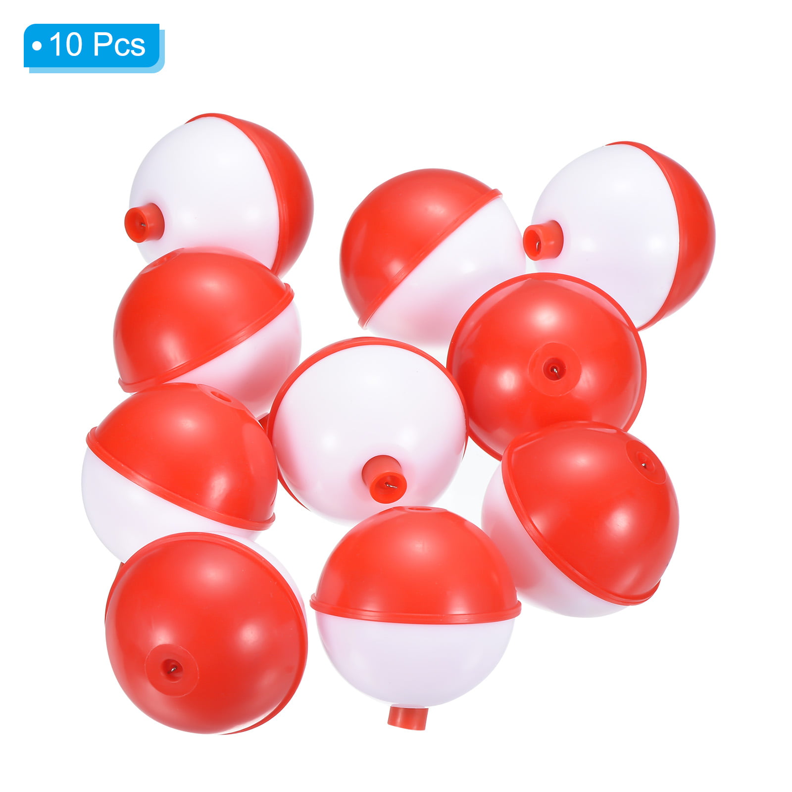 1.5-2 10pcs Fishing Bobber Buoy Round Float Sea Fishing Floats Plastic  Floats For Fishing Dobbers Yellow Red Color - AliExpress