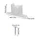 thumbnail image 2 of TABLZONE 30Jgo Clips Para Puertas De Gabinete De Plástico Con Tornillos Para Y Organización, 2 of 8