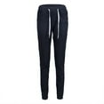 thumbnail image 1 of AMERTEER Women‘ s Mid Rise Skinny Jeans Drawstring Elastic Waist Denim Pants, 1 of 4