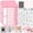 2 Pack Pink, variant on 2 Pack Blue Dry Erase Chore Chart Task List Home Refrigerator Wall Desk Organizer