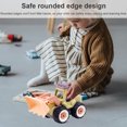 thumbnail image 4 of Vehículos de construcción de ingeniería para niños, modelo de camión de juguete desmontable, juego de aprendizaje temprano portátil, regalo para niños y niñas para empujador de interior Inevent FN000741-04B, 4 of 7