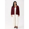 thumbnail image 3 of CASSIE LIZ Womens Plus size Cardigan Sweaters Lightweight Long Sleeve Button Down Knit Red Sweaters With Pockets Solid Color Jackets Fall Winter 5XL 26W 28W, 3 of 7
