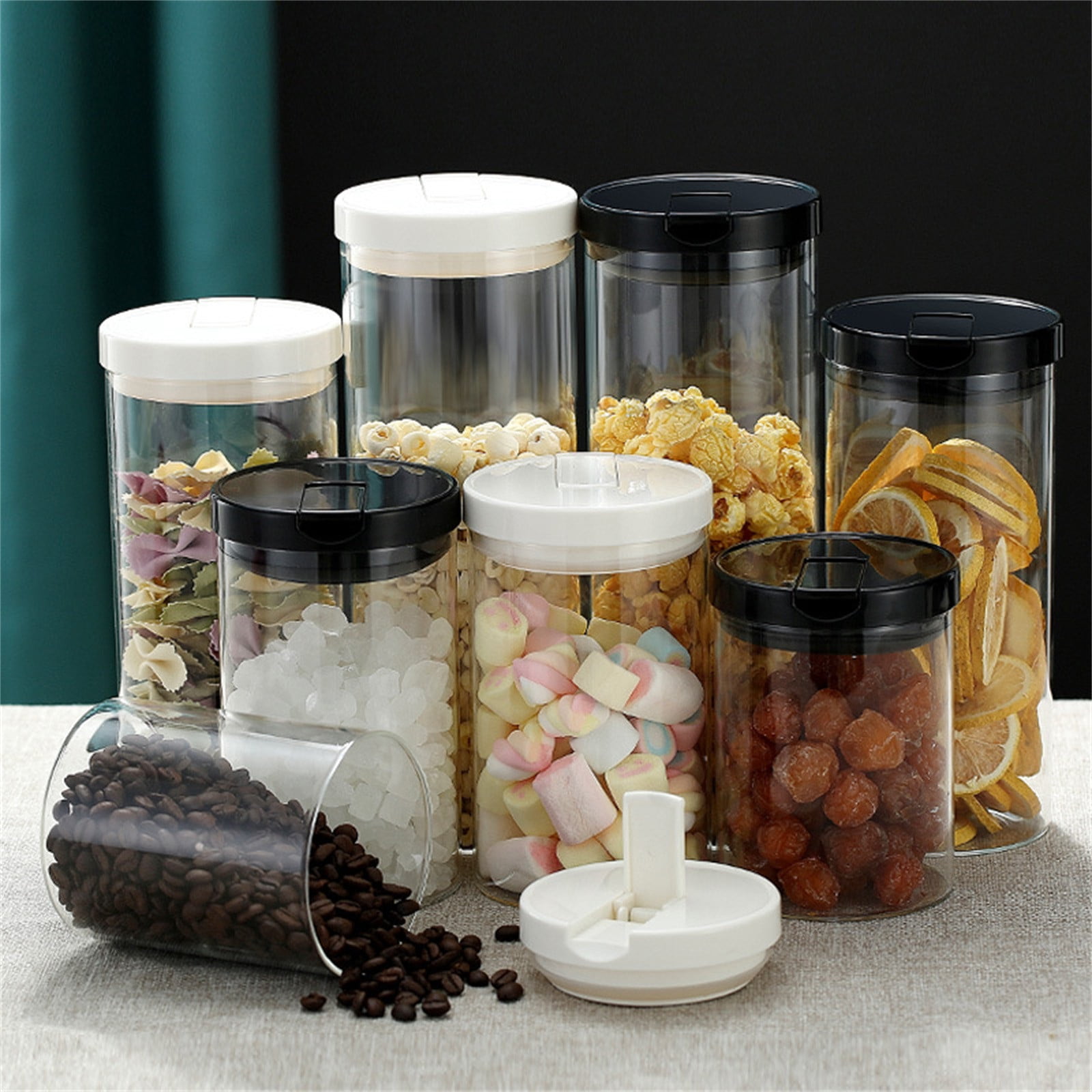 CKS Coffee Creamer Sugar Canister Seasoning Air Tight Container Jars