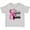 AC-Heather Grey, variant on Inktastic Breast Cancer Awareness I Support My Auntie with Pink Ribbon Boys or Girls Baby T-Shirt