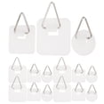 thumbnail image 1 of TABLZONE 45Pack Square Molding Hooks for Picture Hanging Plastic Removable Adhesive Hangers 1.7X1.3X0.2in Renters, 1 of 8