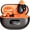 Black Orange, variant on Truly Open Wireless Earbuds, Wireless 5.4 TWS with Hi-Fi Sound for Music/Gaming/Calls, Experience 360° Ambient Awareness & All-Day Comfort, Secure Open-Ear Fit for Sports/Fitness, Advanced ENC