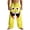 Yellow, variant on Gyexs Mens Casual Pajama Pants Funny 3D Cartoon Face Printed Sweatpants Drawstring Elastic Relaxed Fit Trousers Black, Size XXXL