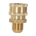 thumbnail image 4 of Colaxi Pressure Washer Adapter Connector 3/8 inch Quick Connect Sturdy Construction Easy Installation Copper Leakproof Joint Fitting female, 4 of 8