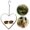 Brown, variant on Heart Shaped Bird Feeder, Waterproof Metal Hanging Wild Bird Feeder, Hollow Out Love Shape Outdoor Garden Yard Patio Decor, Rustproof Iron Ornament for Backyard Birding, Romantic Wildlife Gift