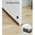 thumbnail image 2 of NOGIS Under Door Draft Stopper 37 Inch Bottom-of-Door Soundproofing, Door Draft Stopper Weather Stripping Window Breeze Blocker Adjustable Door Sweeps (Gray,L Size), 2 of 7