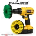 thumbnail image 7 of Kitchen Accessories - Pot Cleaning- Cleaning Supplies - Drill Brush - Power Scrubber Kitchen and Bathroom Brush Set - Spin Brush - Bath Mat - Soap Scum, Mineral Deposits, Calcium, Hard Water Stains, 7 of 7